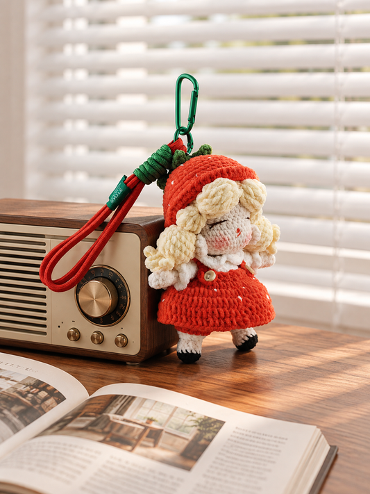 Sweet Cherry Handmade Crochet Doll