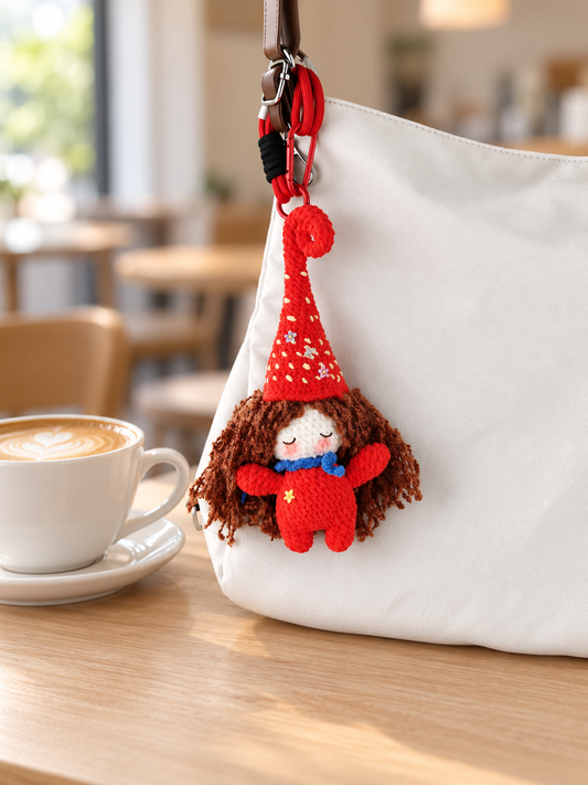 Cozy Red Pixie Elf