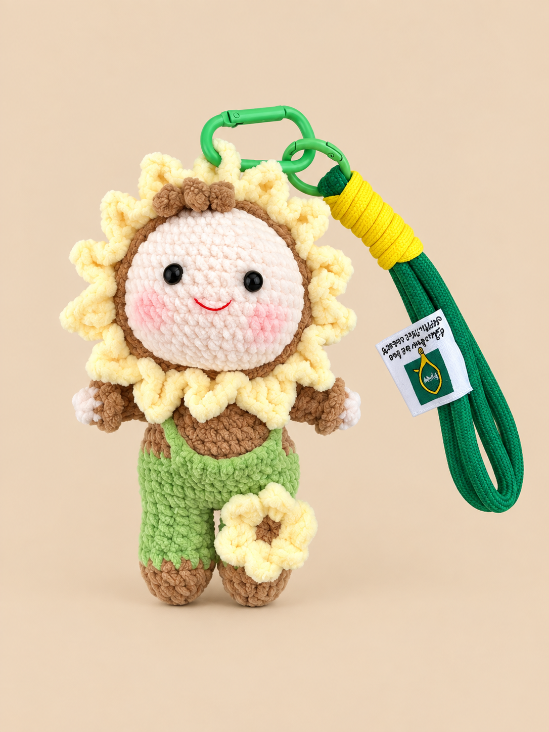 Sunny Sunflower Boy Handmade Crochet Doll