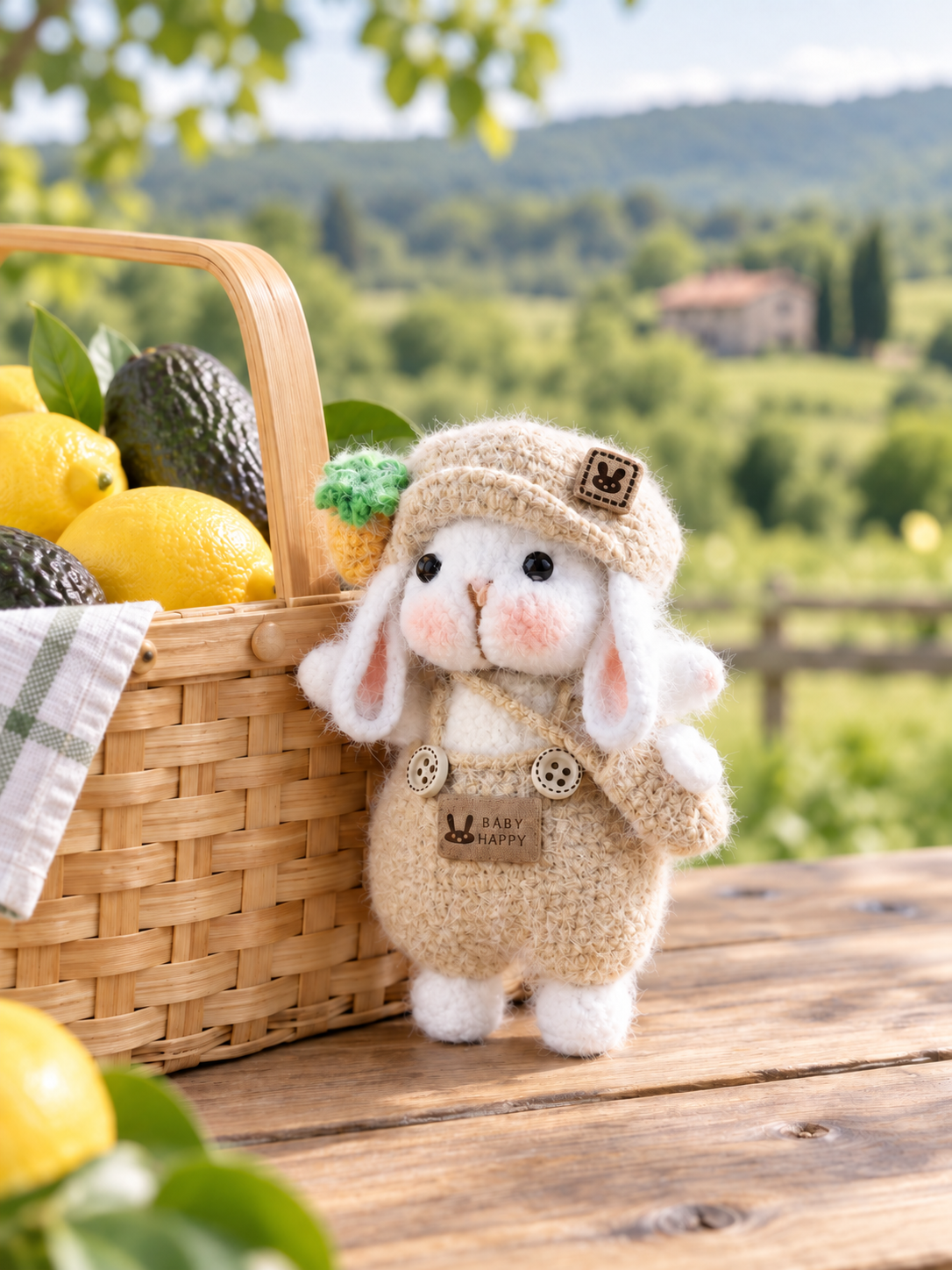 Little Carrot Farmer Bunny