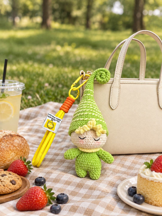 Spring Sprout Handmade Crochet Doll