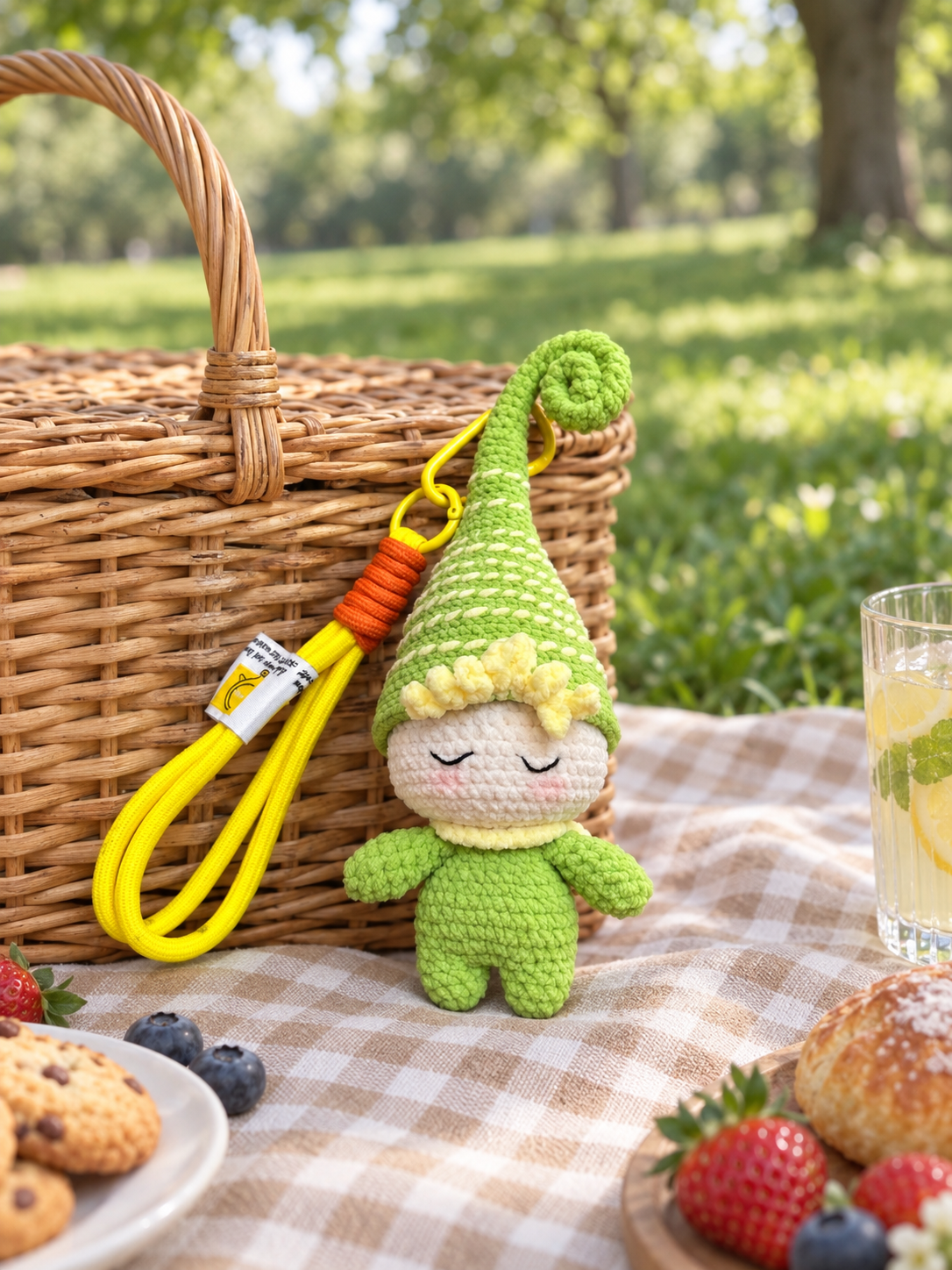 Spring Sprout Handmade Crochet Doll