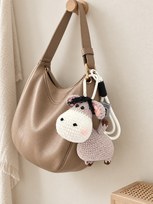 Dancing Little Donkey  Handmade Crochet Doll
