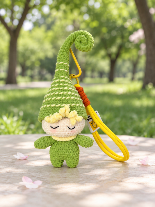 Spring Sprout Handmade Crochet Doll