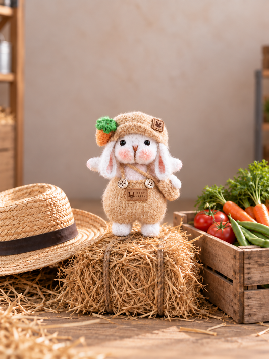 Little Carrot Farmer Bunny